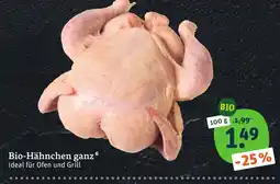 tegut Bio-Hähnchen ganz Angebot
