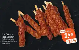 tegut La Döna - der Spieß Schweine- und Rinderhackfleisch mariniert Angebot
