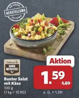 Combi Goldmarie Handwerkerei Bunter Salat mit Käse Angebot