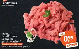 tegut LandPrimus Schweine-geschnetzeltes Angebot