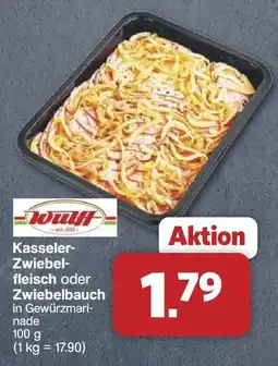 Famila Nord West Wulff Kasseler-Zwiebel-fleisch oder Zwiebelbauch Angebot