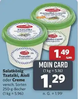 Combi Salatkönig Tzatziki, Aioli oder Creme Angebot