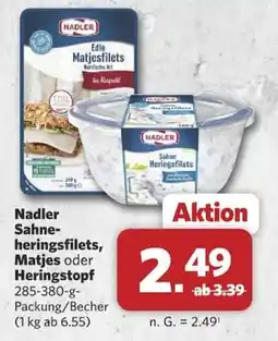 Combi Nadler Sahne-heringsfilets Angebot