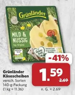 Combi Grünländer Käsescheiben Angebot