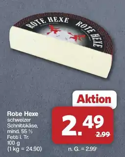 Famila Nord West Rote Hexe schweizer Schnittkäse Angebot