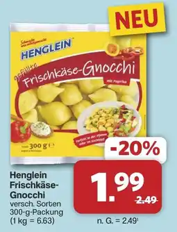 Famila Nord West Henglein Frischkäse-Gnocchi Angebot