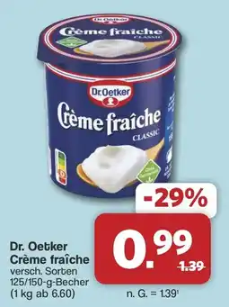 Famila Nord West Dr. Oetker Crème fraîche Classic Angebot