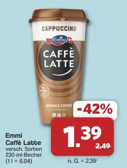 Famila Nord West Emmi Caffè Latte Angebot