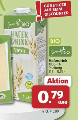 Famila Nord West Jeden Tag BIO Haferdrink Natur Angebot