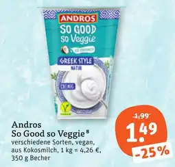 tegut Andros So Good so Veggie Angebot
