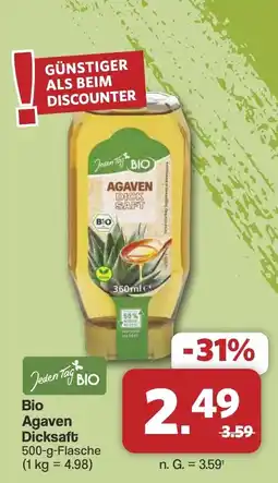 Famila Nord West Jeden Tag BIO Agaven Dicksaft Angebot