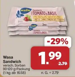Famila Nord West Wasa Sandwich Angebot