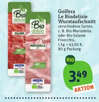 tegut Golfera Le Biodelizie Wurstaufschnitt Angebot