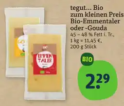 tegut Bio-Emmentaler oder -Gouda Angebot