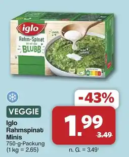 Famila Nord West Iglo Rahmspinat Minis Angebot