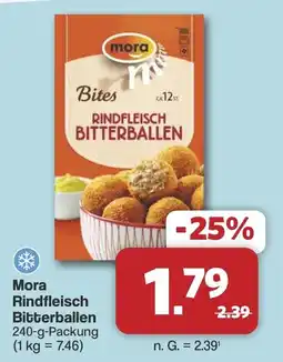 Famila Nord West Mora Rindfleisch Bitterballen Angebot