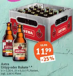 tegut Astra Urtyp oder Rakete Angebot