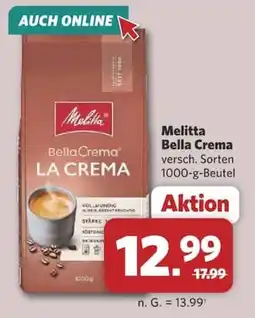 Combi Melitta Bella Crema LA CREMA Angebot