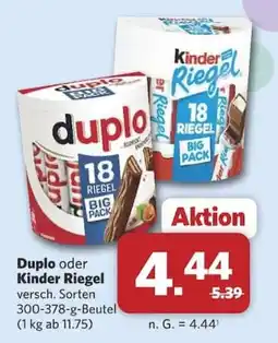 Combi Duplo oder Kinder Riegel Angebot