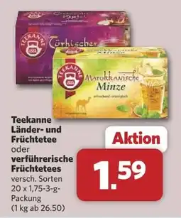 Combi Teekanne Länder- und Früchtetee Angebot