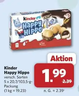 Combi Kinder Happy Hippo Angebot