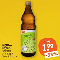 tegut tegut... Rapsöl Angebot