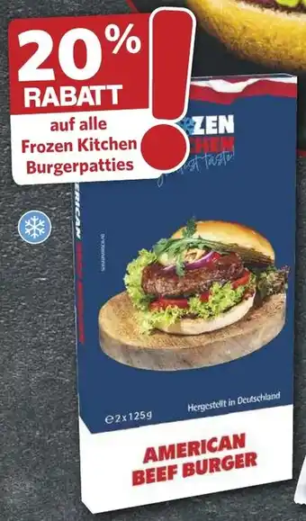 Famila Nord West Frozen Kitchen American Beef Burger Angebot