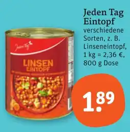 tegut Jeden Tag Eintopf Angebot