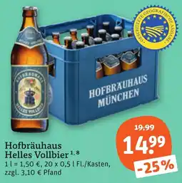 tegut Hofbräuhaus Helles Vollbier Angebot