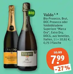 tegut Valdo Bio-Prosecco Angebot