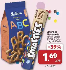 Famila Nord West Smarties Riesenrolle Angebot