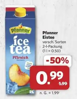 Combi Pfanner Ice tea Pfirsich Angebot