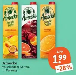 tegut Amecke Sanfte Säfte Angebot