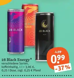tegut 28 Black Energy Angebot