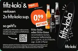 tegut fritz-kola & fritz-limo Angebot