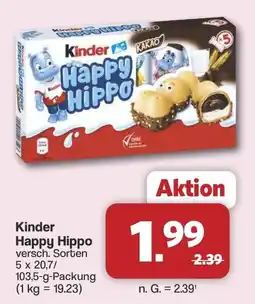 Famila Nord West Kinder Happy Hippo Angebot