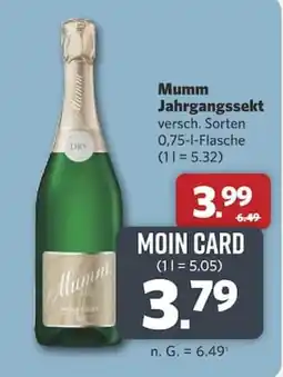 Combi Mumm Jahrgangssekt Angebot