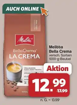Famila Nord West Melitta Bella Crema LA CREMA Angebot