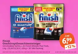 tegut Finish Geschirrspülmachine reiniger Angebot