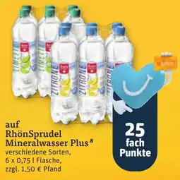 tegut RhönSprudel Mineralwasser Plus Angebot