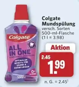 Combi Colgate Mundspülung Angebot
