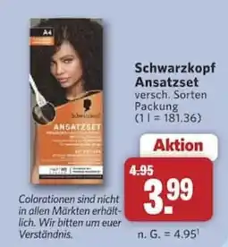 Combi Schwarzkopf Ansatzset Angebot