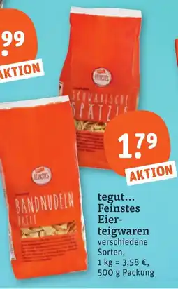 tegut tegut... Feinstes Eier-teigwaren Angebot