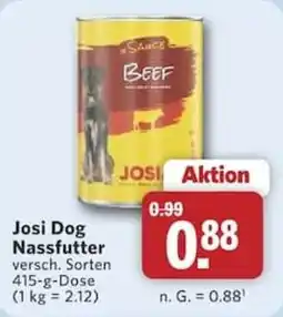 Combi Josi Dog Nassfutter Angebot