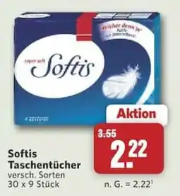 Combi Softis Taschentücher Angebot