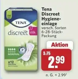 Combi Tena Discreet Hygiene-einlage Angebot