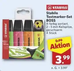 Combi Stabilo Textmarker-Set BOSS Angebot