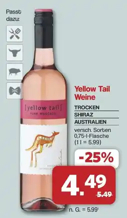 Famila Nord West Yellow Tail Pink Moscato Angebot
