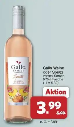 Famila Nord West Gallo Spritz Peach & Nectarine Angebot