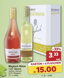 Famila Nord West Maybach Weine oder Secco Angebot